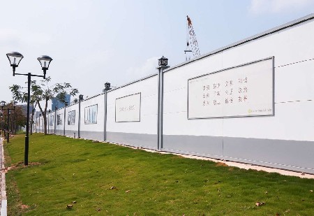 鋼(gang)結構圍擋A1款（正面）